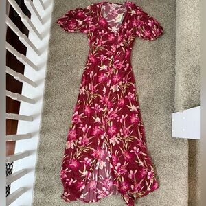 NWT Faherty Sorrento Floral Maxi Dress Size XS